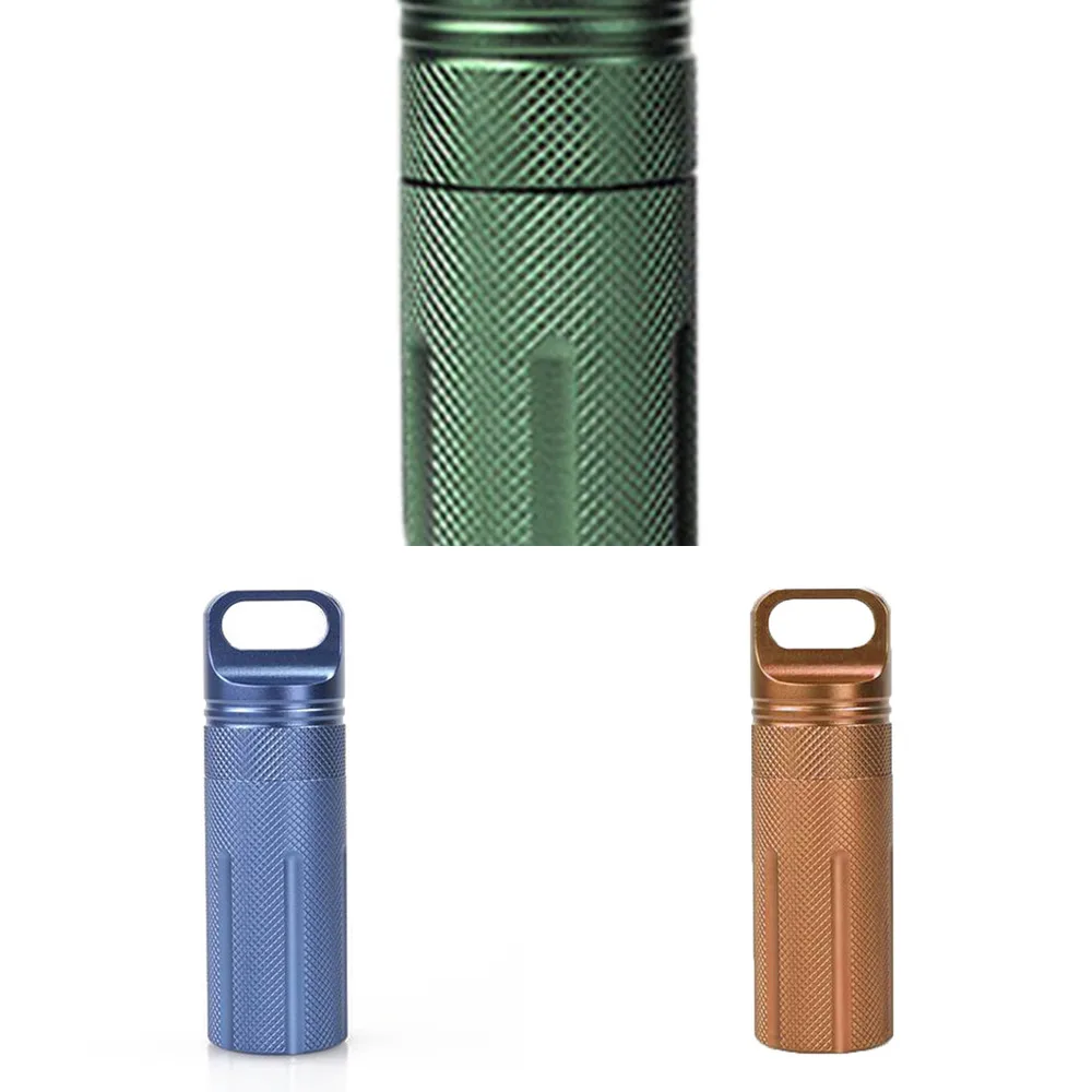 EDC водонепроницаемый контейнер с герметичным уплотнением для капсул чехол сухой