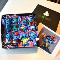 star baby stitch stitch doll figurine decoration hand model car toy cake decoration baking gifts for