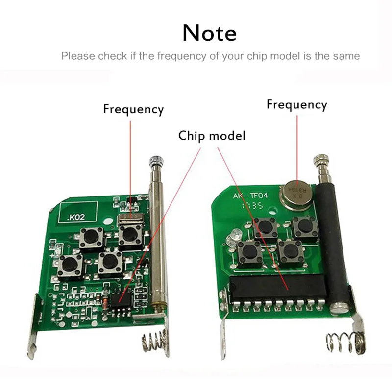 Пульт дистанционного управления для гаражных ворот 433 МГц 12 В | Электроника