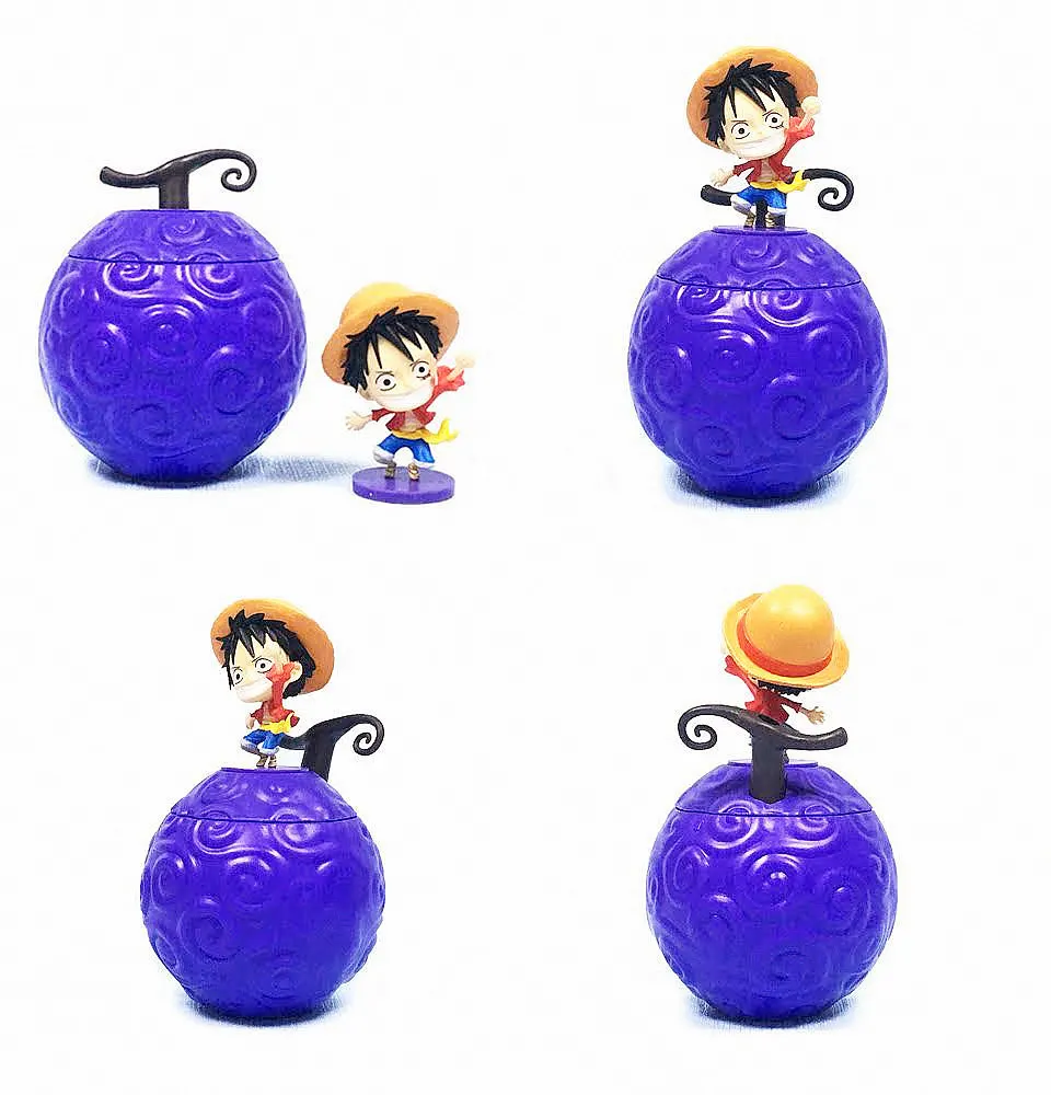 17 см цельный дьявол фрукты Ace пламя-пламя и Луффи жевательная резинка фигурка ПВХ