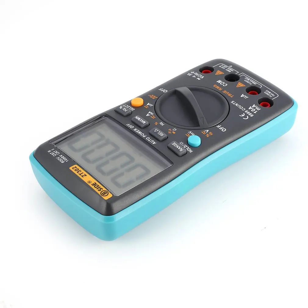 BSIDE ZT302 Цифровой мультиметр 9999 количество истинных RMS AC/DC Вольт Ампер Ом Емкость