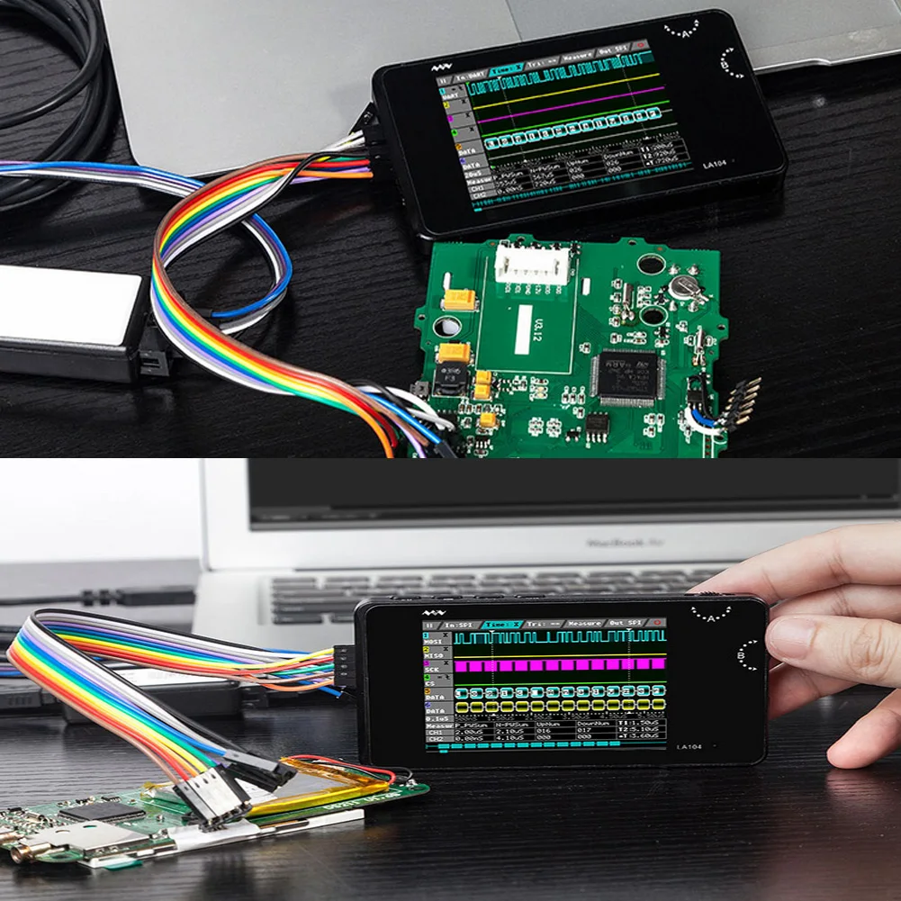 Цифровой логический анализатор LA104 USB Mini 4 канала 100 МГц максимальная частота