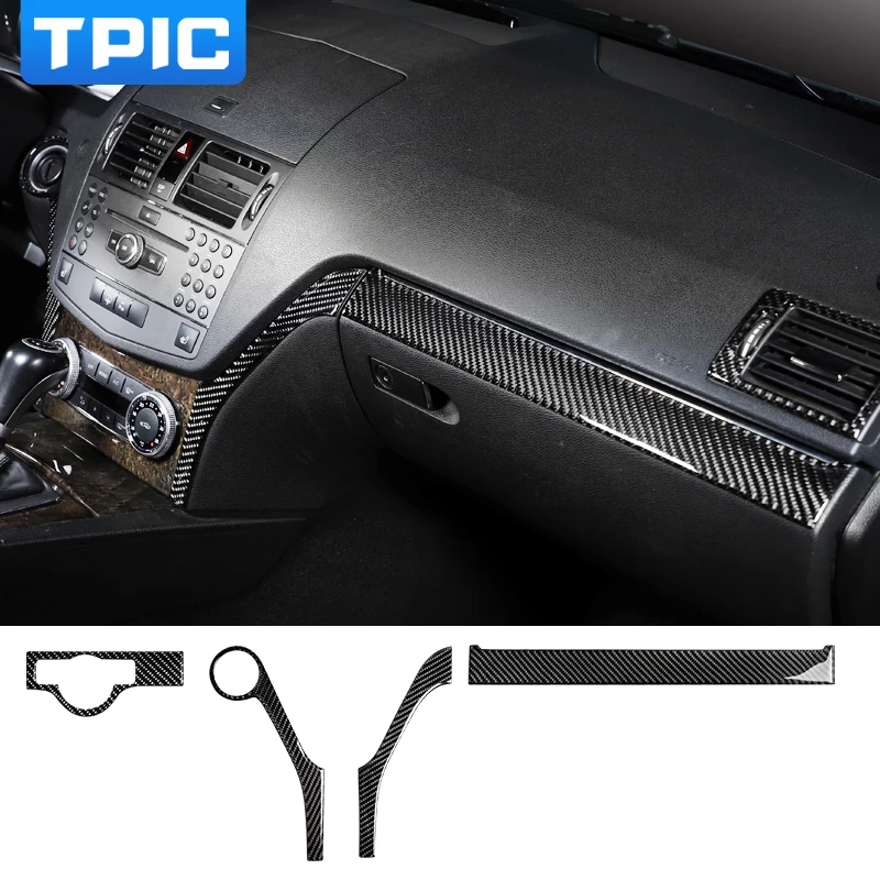 TPIC автомобиль интерьера литье триммер полоски углеродного волокна привод