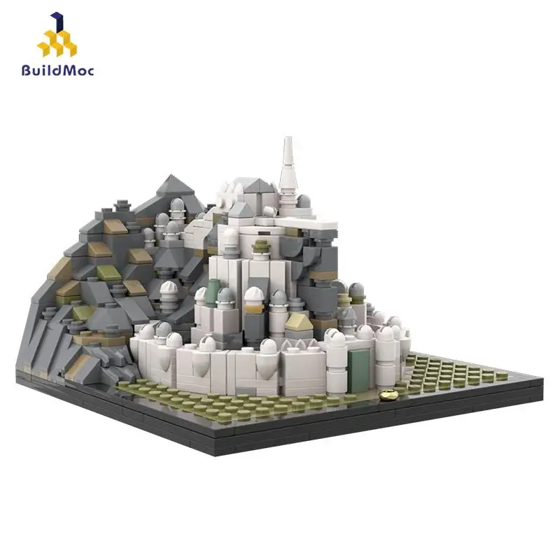 

Buildmoc, городские здания, микрон, настилис, Волшебная серия фильмов, здания, уличные сцены, замок, модели блоков, домики, детские игрушки, подар...