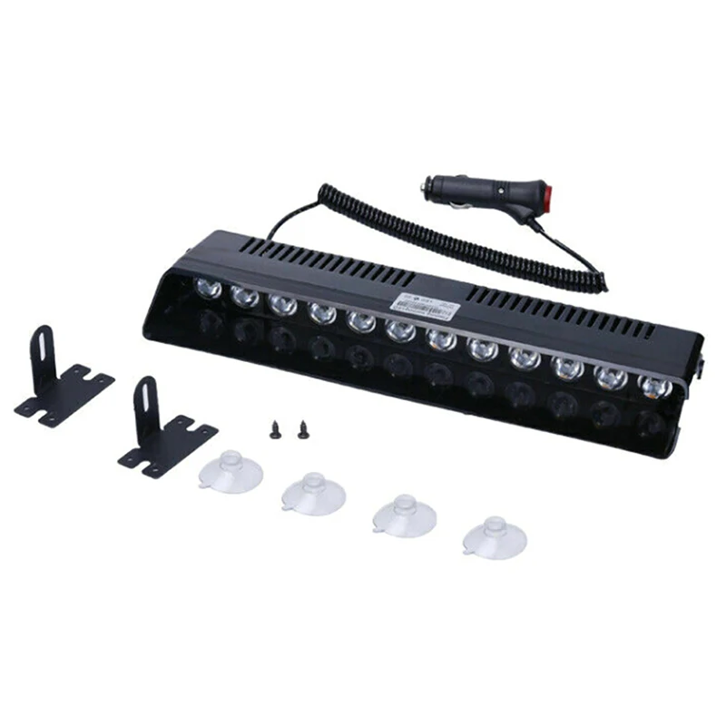 

Автомобильный светодиодный аварийный стробоскосветильник, 1 комплект, 12 В, 12 Вт, полицесветильник мигающий свет, оранжевый автомобильный Ст...