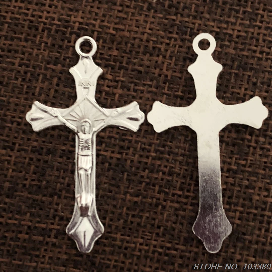 Бесплатная доставка 80 шт./упак. дешевый Крест из сплава с одним отверстием Италии