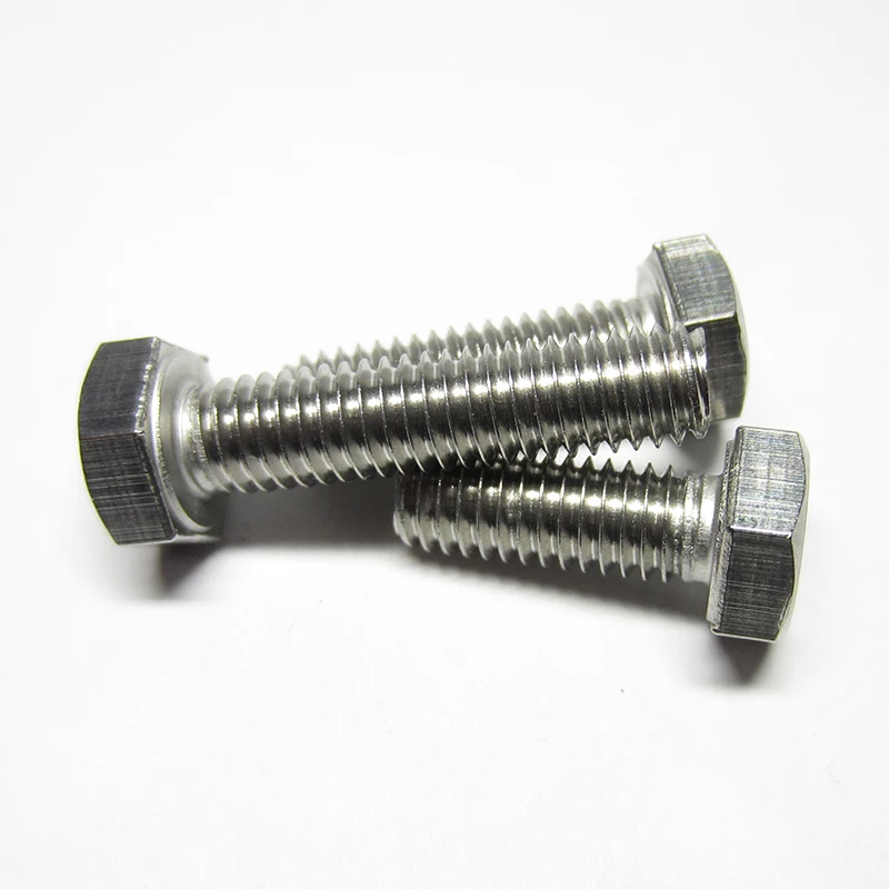 

M4 M5 M6 M8 Stainless Steel Hexagonal Screws Outside Hex Bolt DIN933 Bolts For Electrical Machine Equipment Wheel Construction