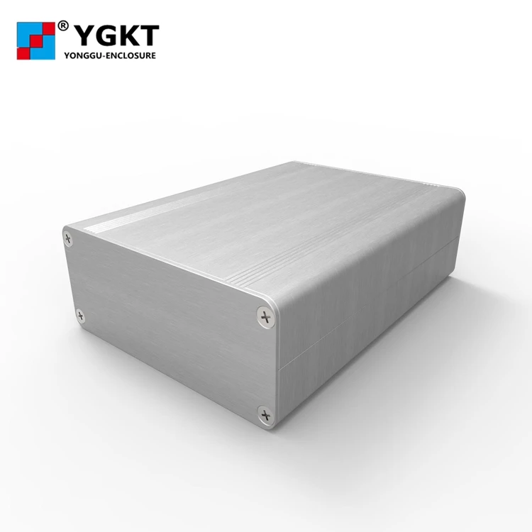 100L silver brush 88*38-110 мм(W-H-L) маленький алюминиевый чехол усилителя алюминиевый корпус экструдированная алюминиевая коробка - Цвет: 100L silver brush