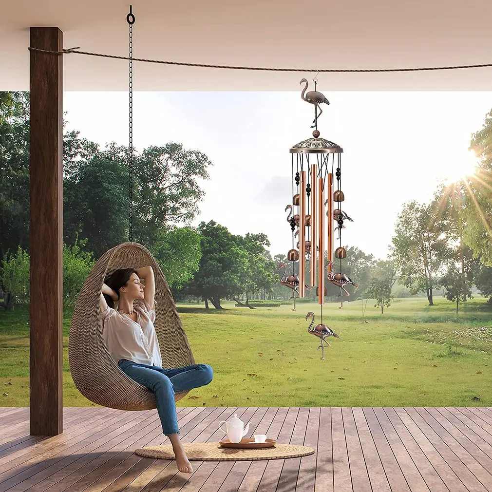 

Metal Pipe Wind Chime Pendant Balcony Outdoor Yard Garden Home Decoration Metal Pipe Wind Chime Large Wind Chimes Bells Tubes