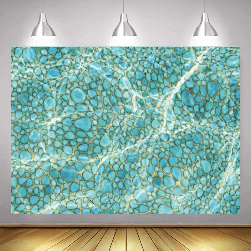 Фон для фотосъемки новорожденных детей с изображением паутины и бассейна |