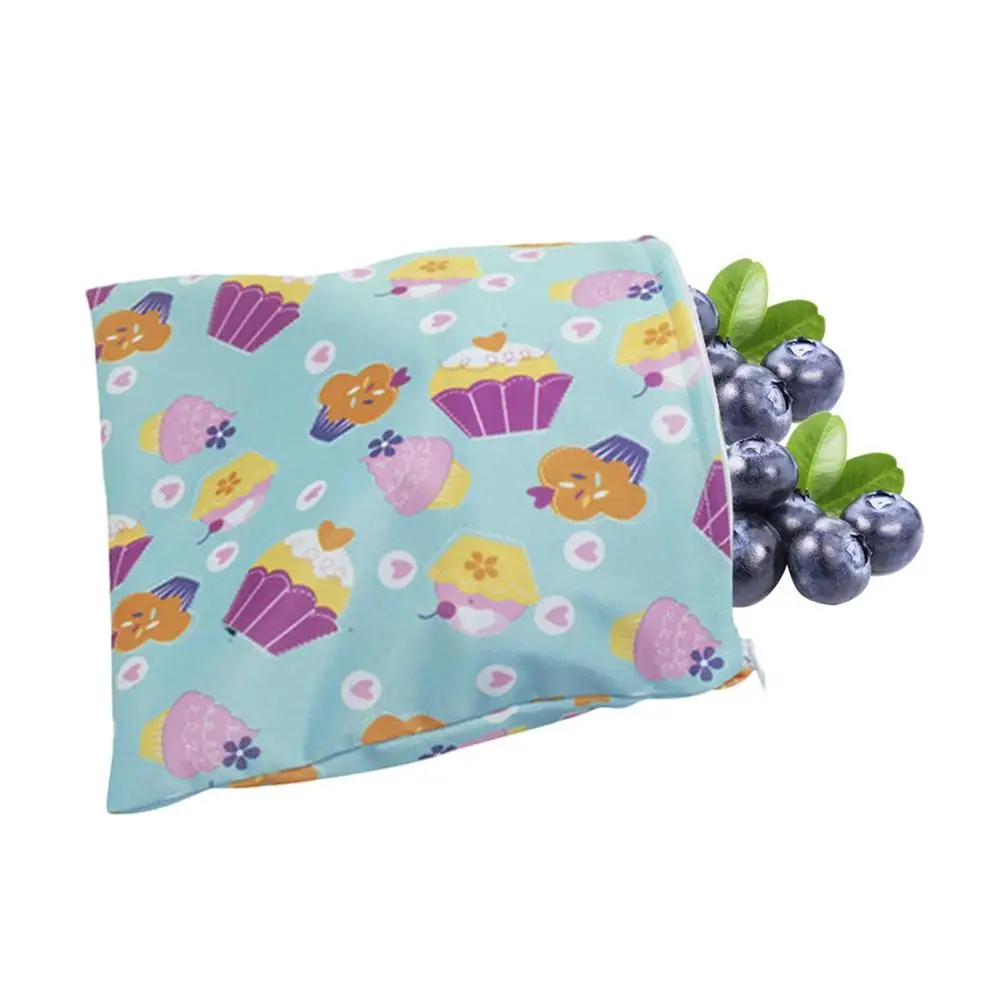 3 шт./компл. Многоразовые Пакеты для хранения пищи герметичный пакет морозильной