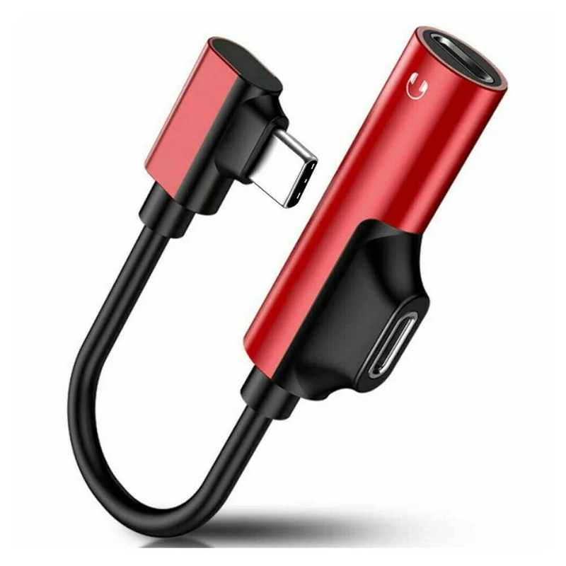 Adaptador Tipo C 2 в 1 аудио адаптер TypeC 3,5 мм разветвитель AUX Adaptateur для samsung Galaxy A90 A80 A70 A50 A30 S10 Auriculares Tipo C Adaptador - Цвет: Adaptador Tipo C
