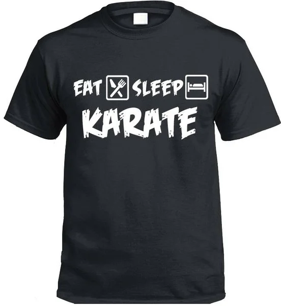 

Eat Sleep футболка для карате подарок