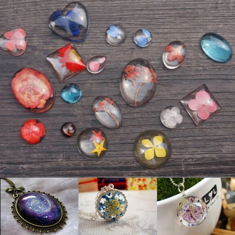 

DIY Silicone Cabochon Mold Making Jewelry Pendant Resin Casting Mould Craft Tool