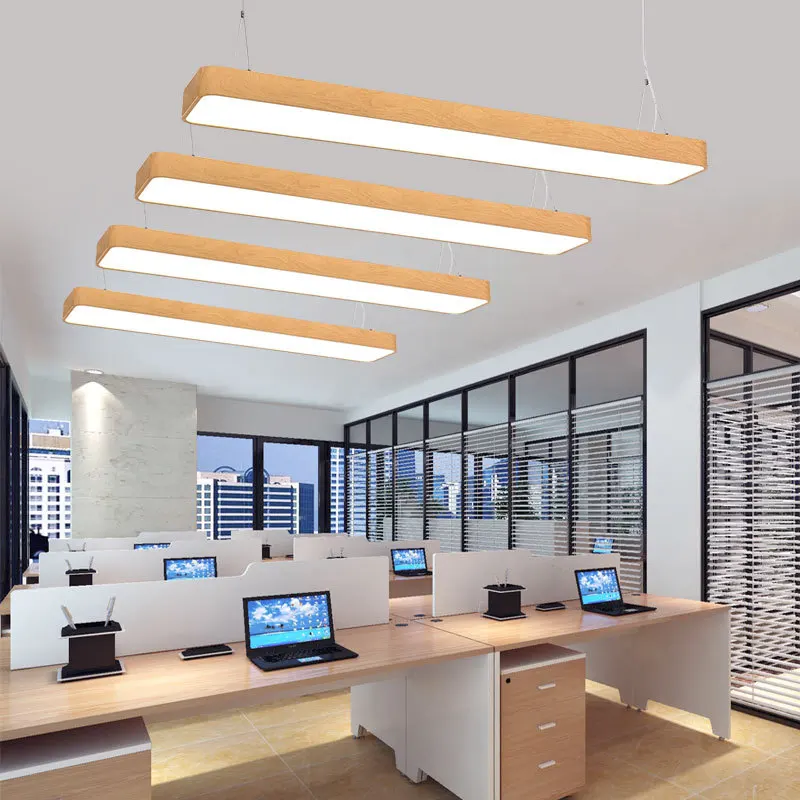 Скандинавский Креативный светодиодный длинный подвесной светильник для