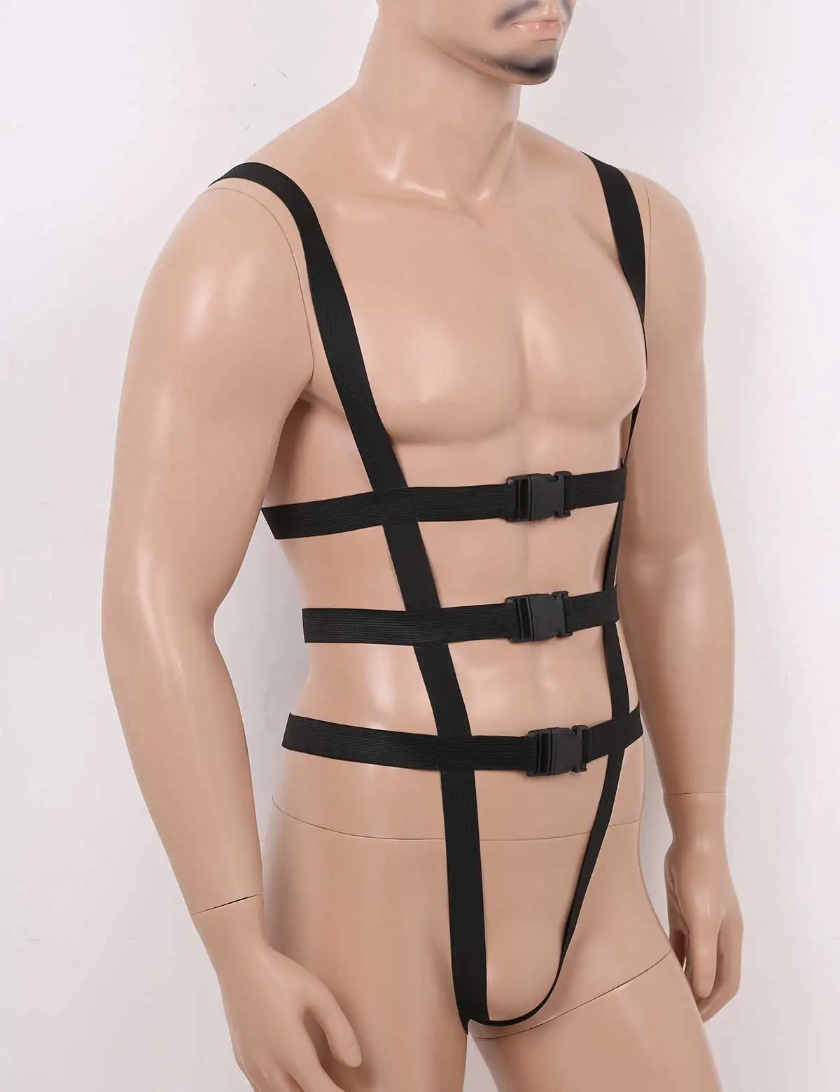 MSemis гей Фетиш Костюм БДСМ секс игрушки Для мужчин мужские подтяжки Ракушки