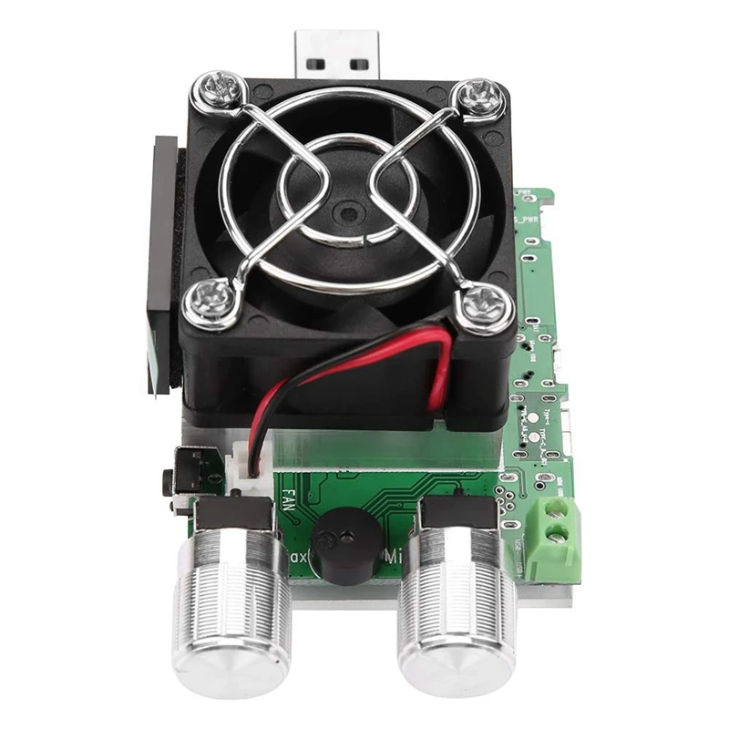 

Discharge Tester -35W Adjustable USB Constant Current Electronic Load Battery Voltage Capacity Tester with LCD