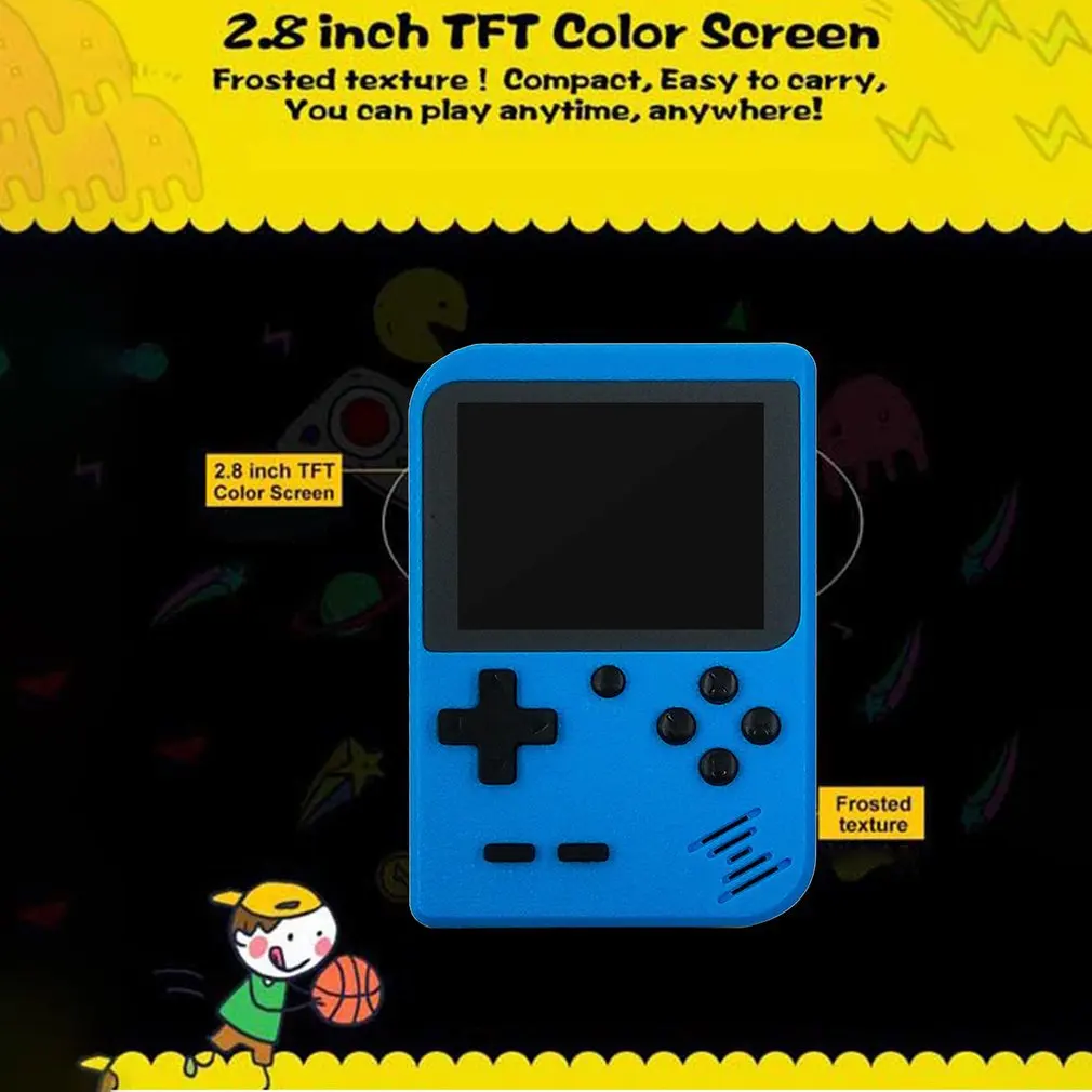 

Portable Retro Video Game Console 3 inch LCD Screen Retro Game Console 8-Bit Mini Pocket Handheld Game Player Built in 400 Games