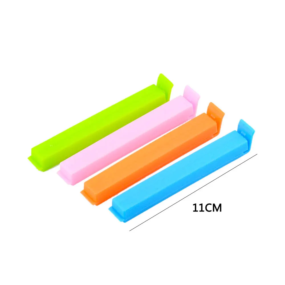 

10PCS Portable new kitchen store food snacks seal closure pocket clip pinch-off pliers plastic tool closed clamp fresh food