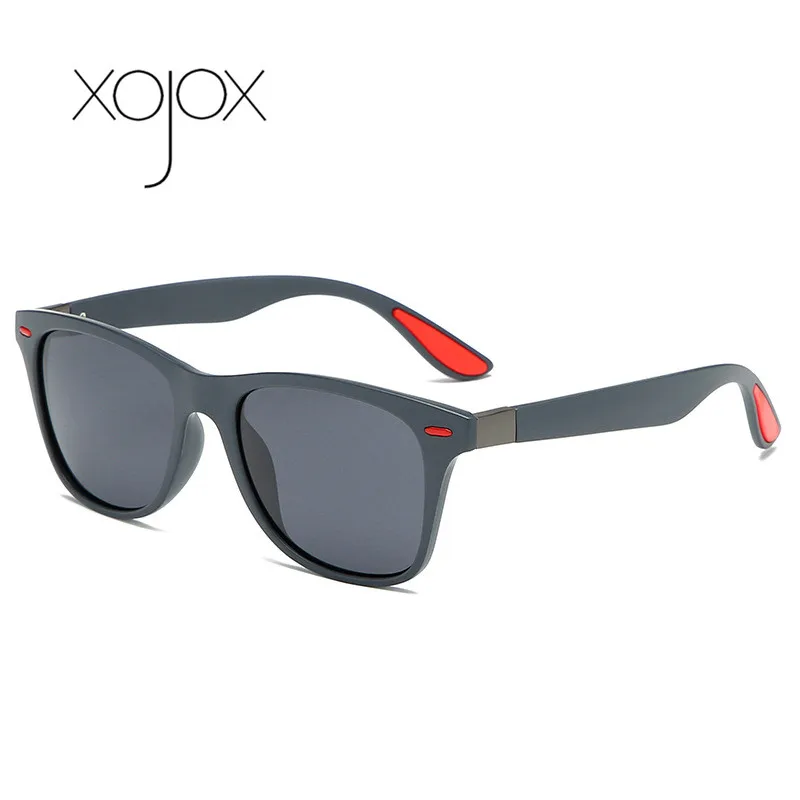 XojoX классические модные квадратные поляризованные солнцезащитные очки для