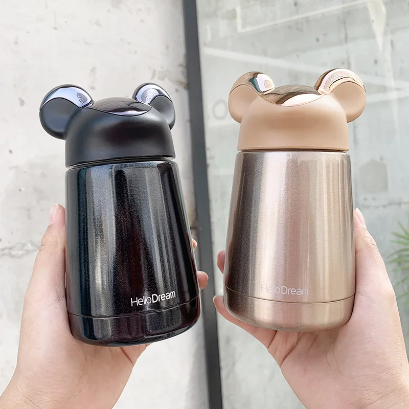 Год крысы кружка из нержавеющей стали сетчатая красная с ручкой ins портативная