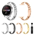 Ремешок из нержавеющей стали для часов HUAWEI Watch 2 3 Pro, металлический тонкий браслет для HUAWEI GT 2 4642 ммGT2e, 20 мм 22 мм