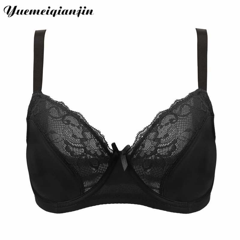 Размера плюс без подкладки бюстгальтеры сексуальные кружевные для девочек