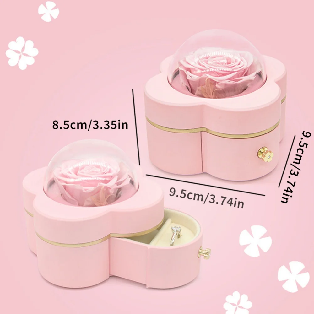 Шкатулка для ювелирных украшений с изображением вечного цветка | Дом и сад