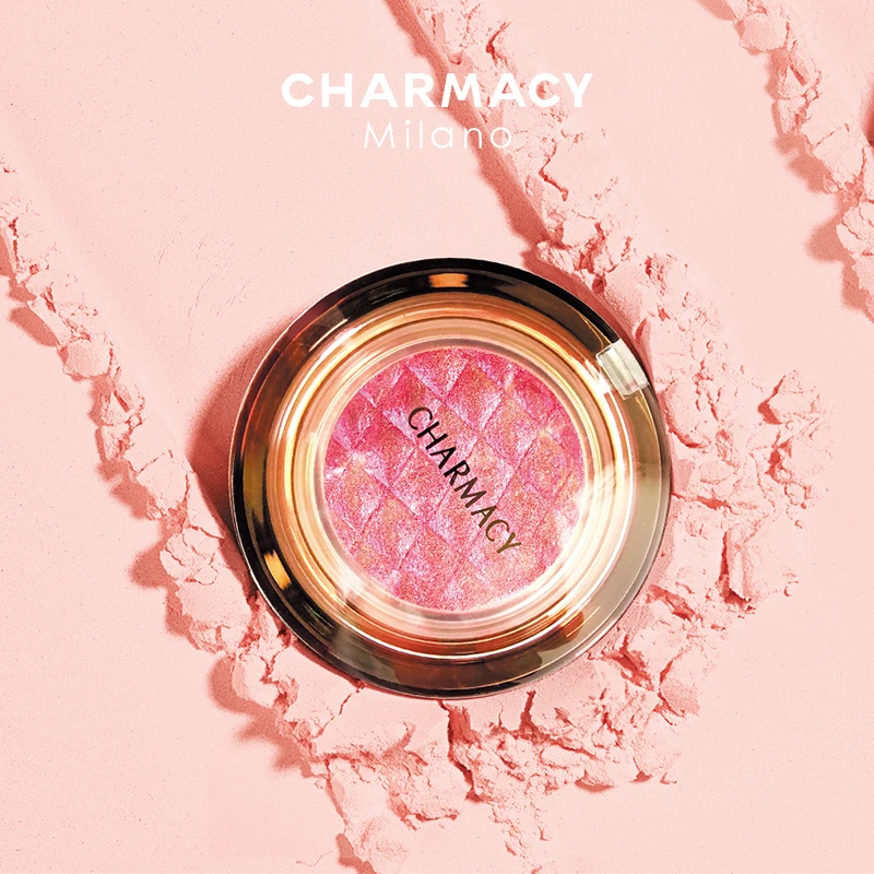 Тени для век CHARMACY блестящие тени хайлайтер Сияющие металлические алмазные