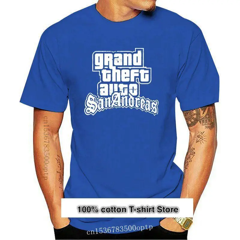 

Camiseta gta para hombre y mujer, camisa de san кабели, grand theft, T-Shirt-1418D