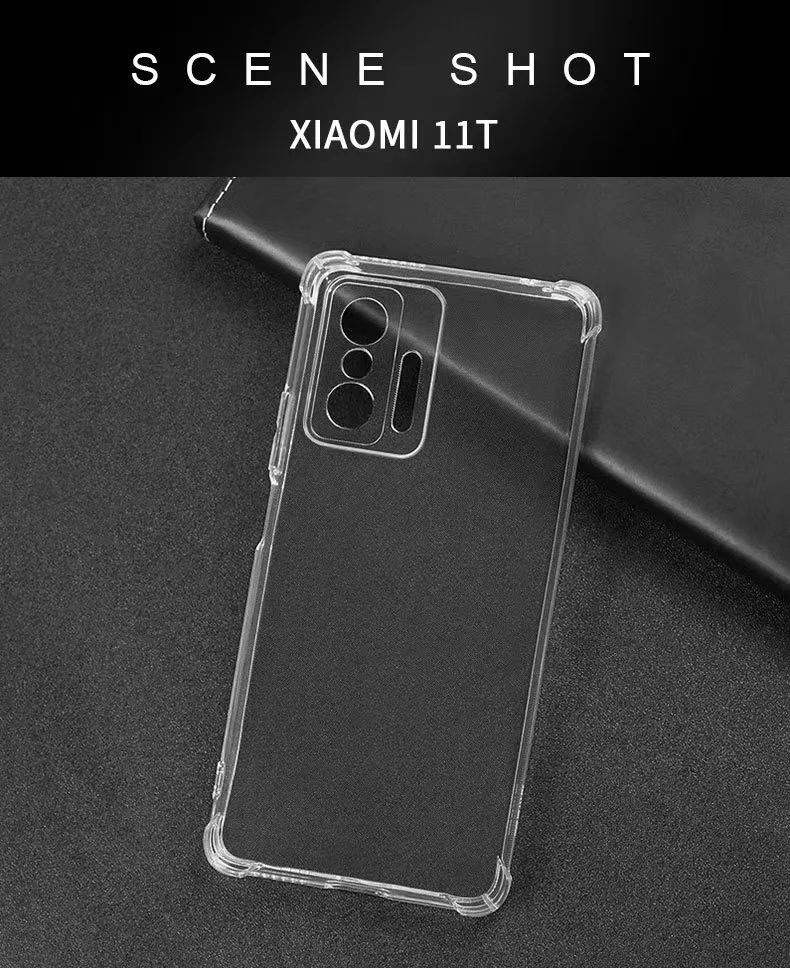 four angle airbag anti drop clear for xiaomi 11 pro mobile phone case tpu transparent for mix 4 free global shipping