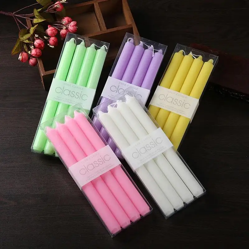 4 шт. подсвечник для дома свечей красочные заклинательные свечи волшебные