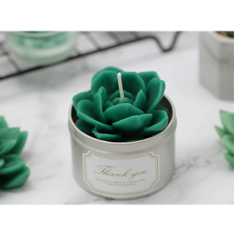 Суккулентная силиконовая форма для свеч формы украшения дома украшение