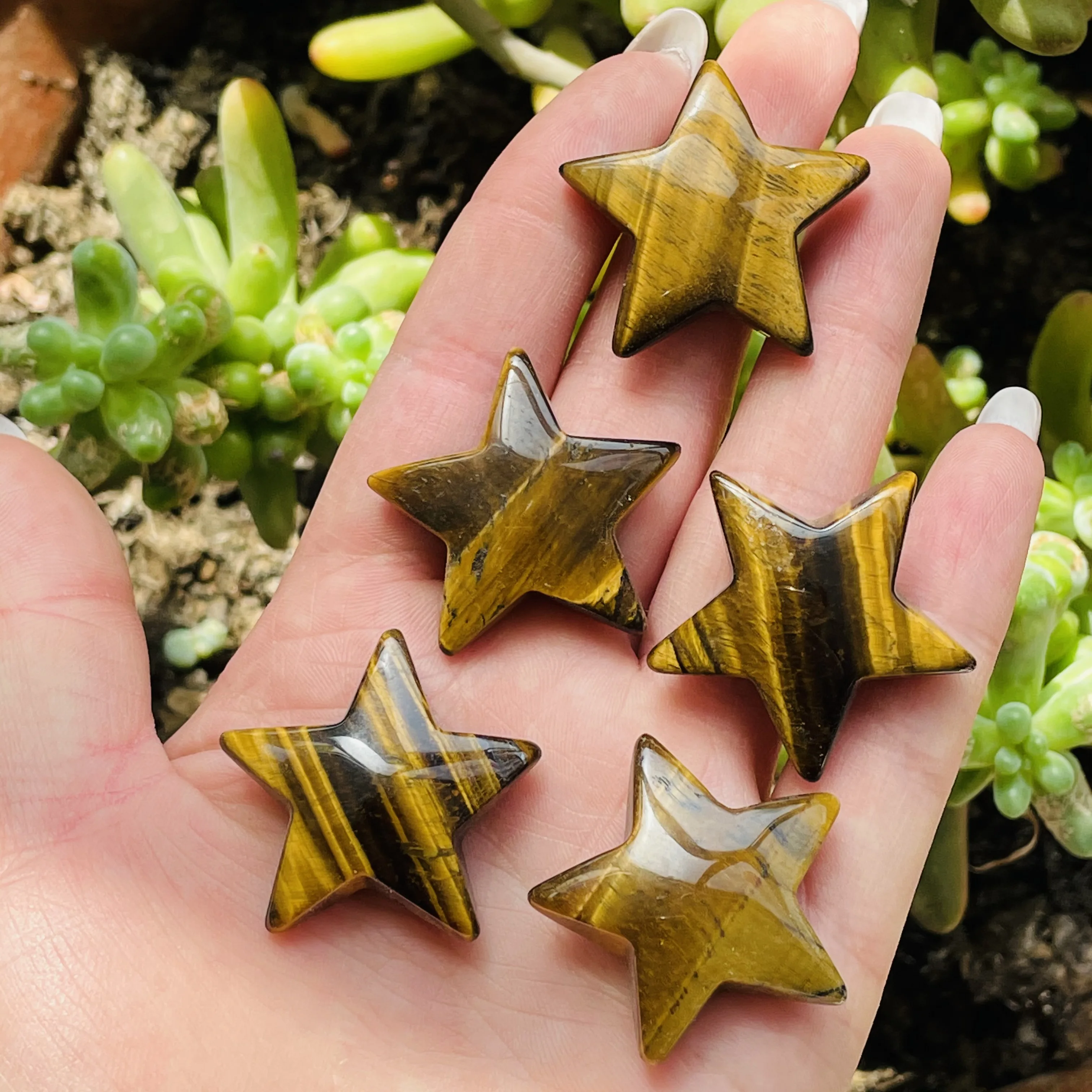 

Натуральный кварцевый кристалл тигрового глаза, ручная резьба, пентаграмма, рейки, исцеление, гадания, драгоценный камень, коллекционный су...