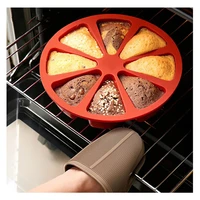 reusable silicone cake molds baking oven bread pizza mold diy kitchen cake bakeware pastry scone pans baking accessories tools