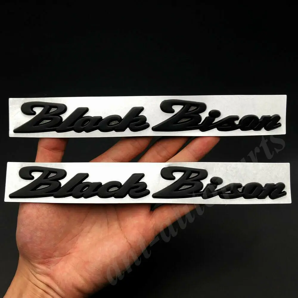 2 шт. металлический черный Зубр Wald Стиль багажник автомобиля эмблема задней двери