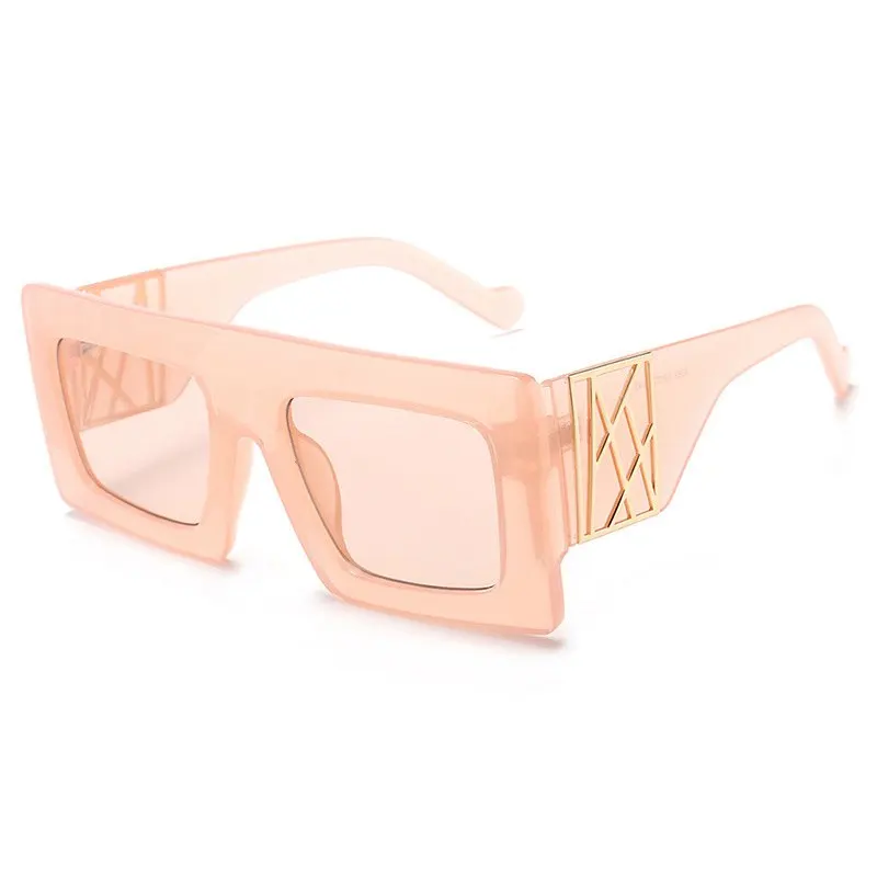 Солнцезащитные очки женские квадратные градиентные с леопардовым принтом UV400 2020