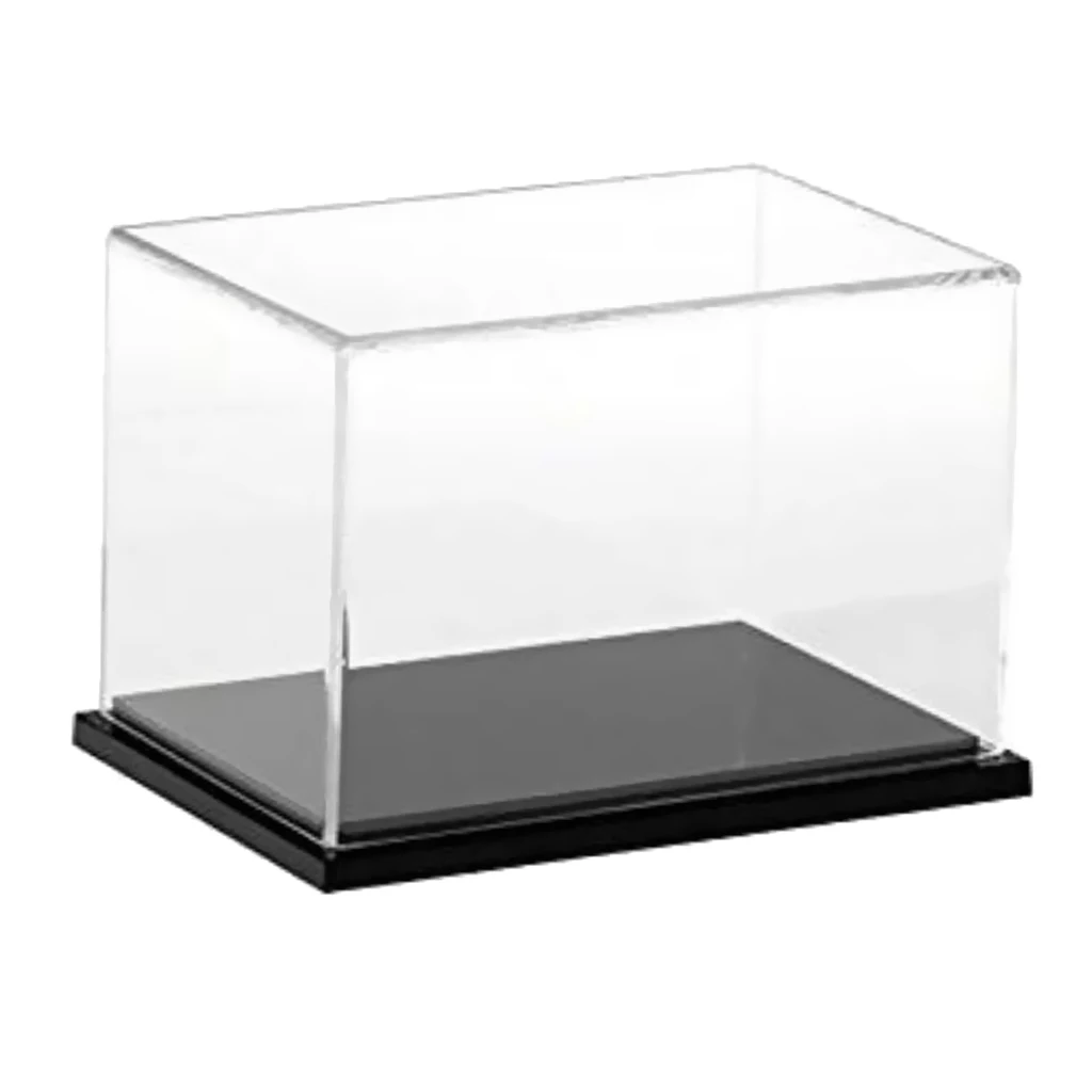 

8 * 4 * 4 Inch Clear Acrylic Dustproof Presentation Box (Without Glue, Assembly)