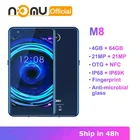 Nomu M8 смартфон с 5,2-дюймовым дисплеем, восьмиядерным процессором MTK6750T, ОЗУ 4 Гб, ПЗУ 64 ГБ, 21 МП, 21 МП, 4 Гб
