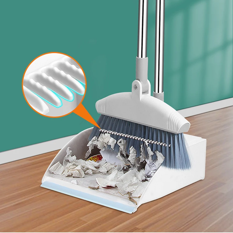 

Floor Cleaning Dust Brooms Folding Dustpan Garbage Collector Kitchen Set Tools For Sweeping Brush Household Products Cleaner
