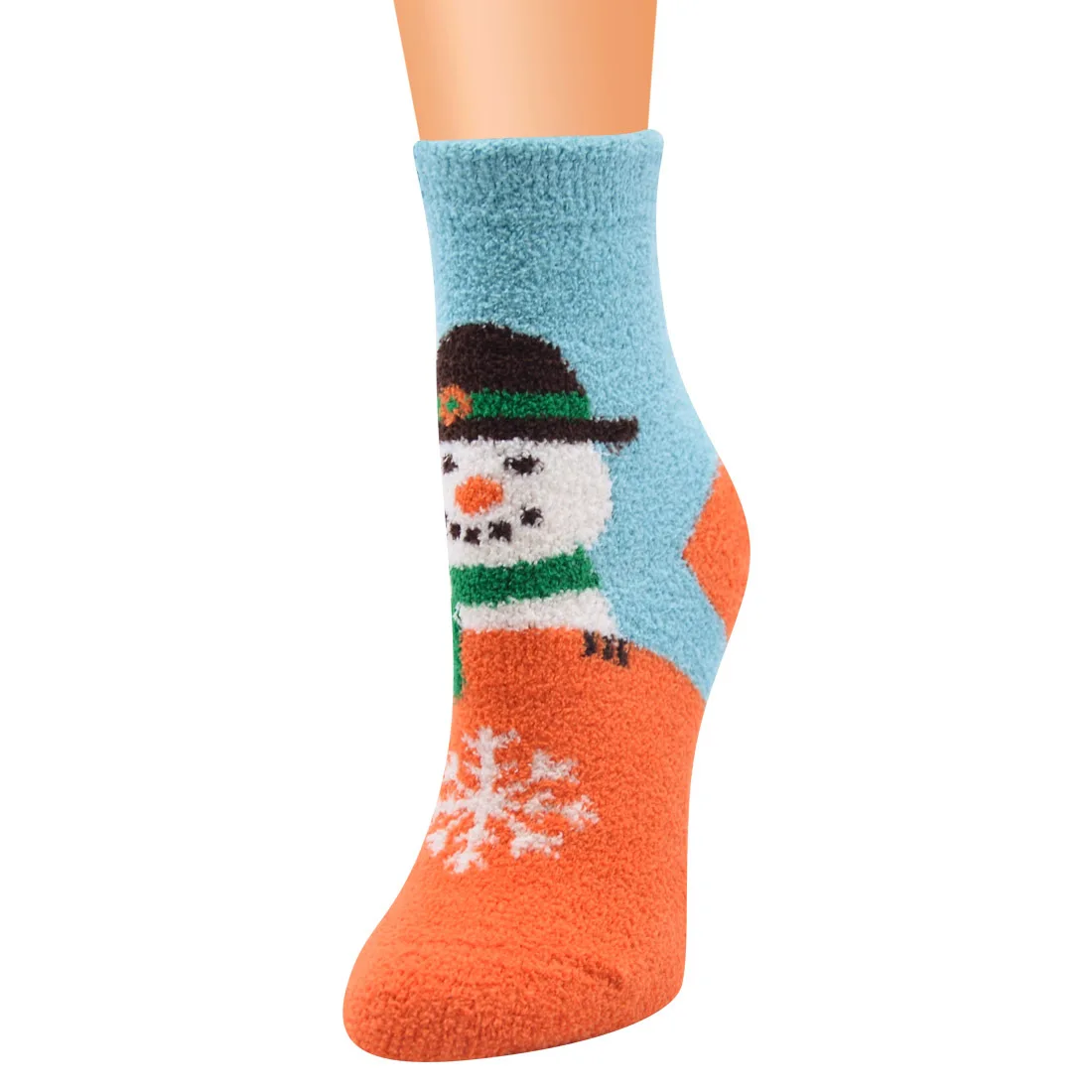 Christmas Socks Series Ladies Socks 10 Pairs Christmas Socks Coral Fleece Santa Socks Christmas Women Socks