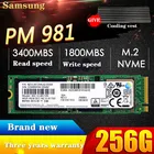 SAMSUNG SSD M.2 PM981 256 ГБ 512 ГБ ТБ твердотельный жесткий диск внутренний жесткий диск TLC M2 SSD NVMe PCIe 3,0x4 NVMe ноутбук PM981 SSD