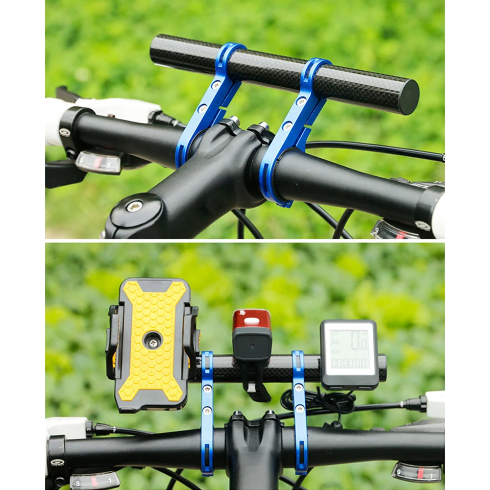 Удлинитель руля скутера углеродное волокно с одним/двумя кронштейнами для M365