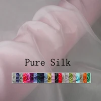 100cm140cm plain silk lining scarf material natural chiffon silk fabric wedding