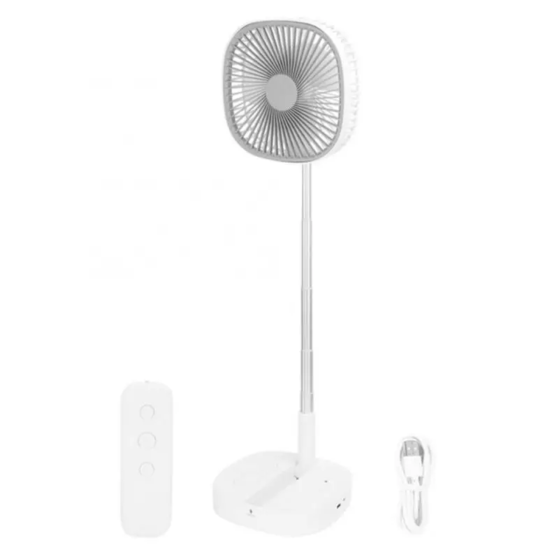 

Remote control folding mini fan storage telescopic fan shrink charging portable fan suitable for family travel folding fan