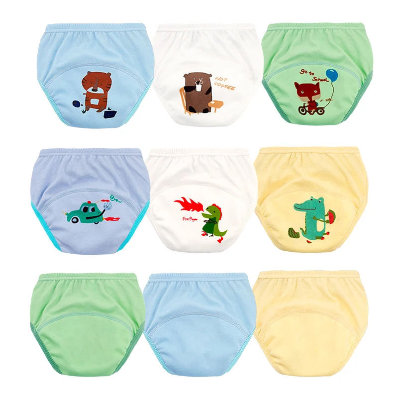 

Baby Training Pants Panties Reusable Cloth Diaper Nappies Washable Baby Diapers Infants Children Underwear Nappy Changing
