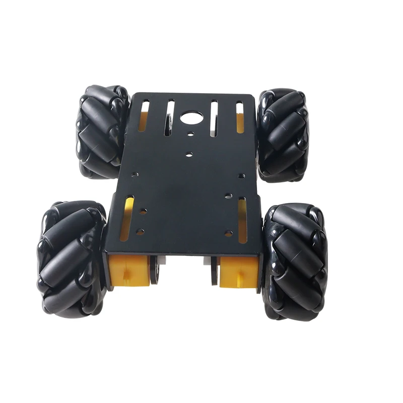SZDOIT 4WD 60mm/65mm Mecanum Wheel Smart Robot Metal Car Chassis Kit 4pcs TT Motors Unassembled for DIY Maker Learning | Игрушки и хобби