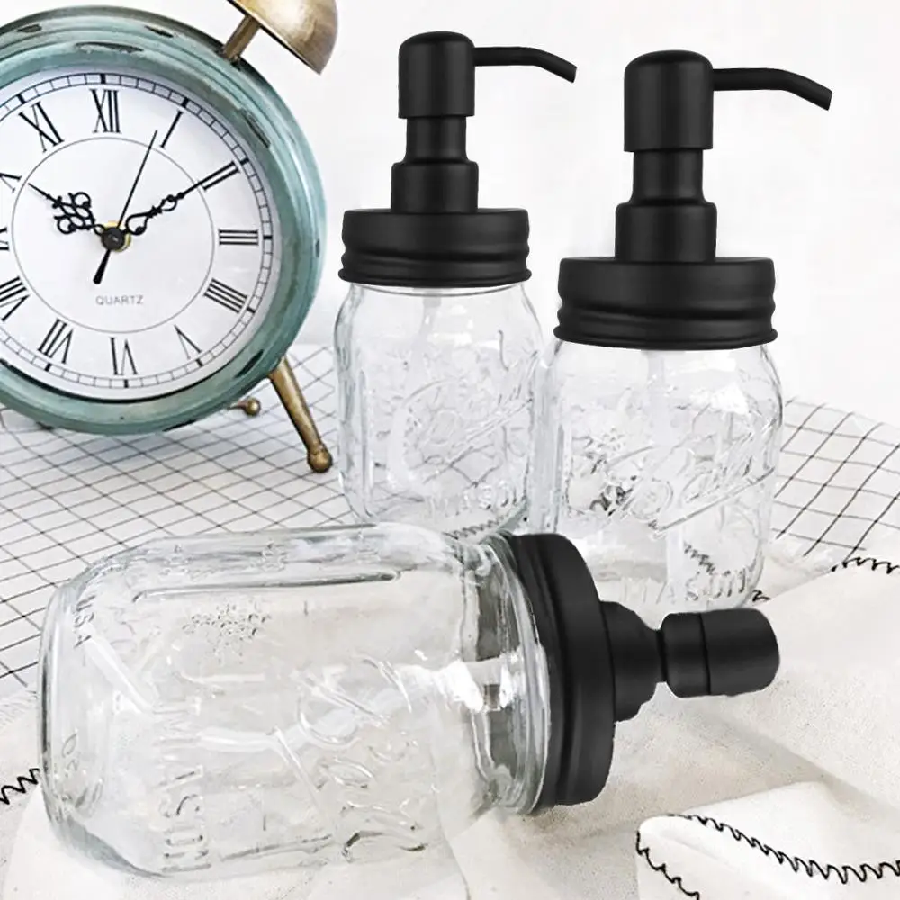 Диспенсер для мыла антикоррозийный дозаторы из нержавеющей стали трубка Mason Jar