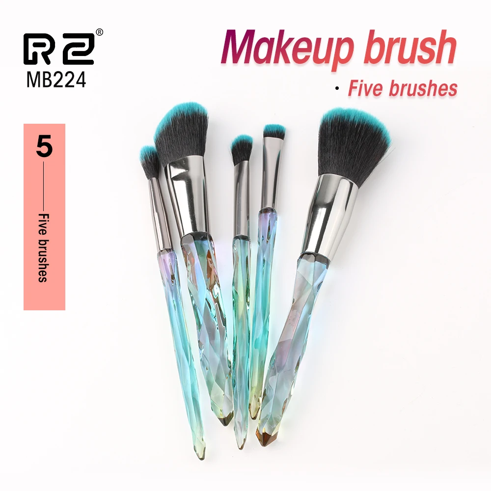 5 шт./набор кисти для макияжа глаз бровей и румян|Аппликатор теней век| |