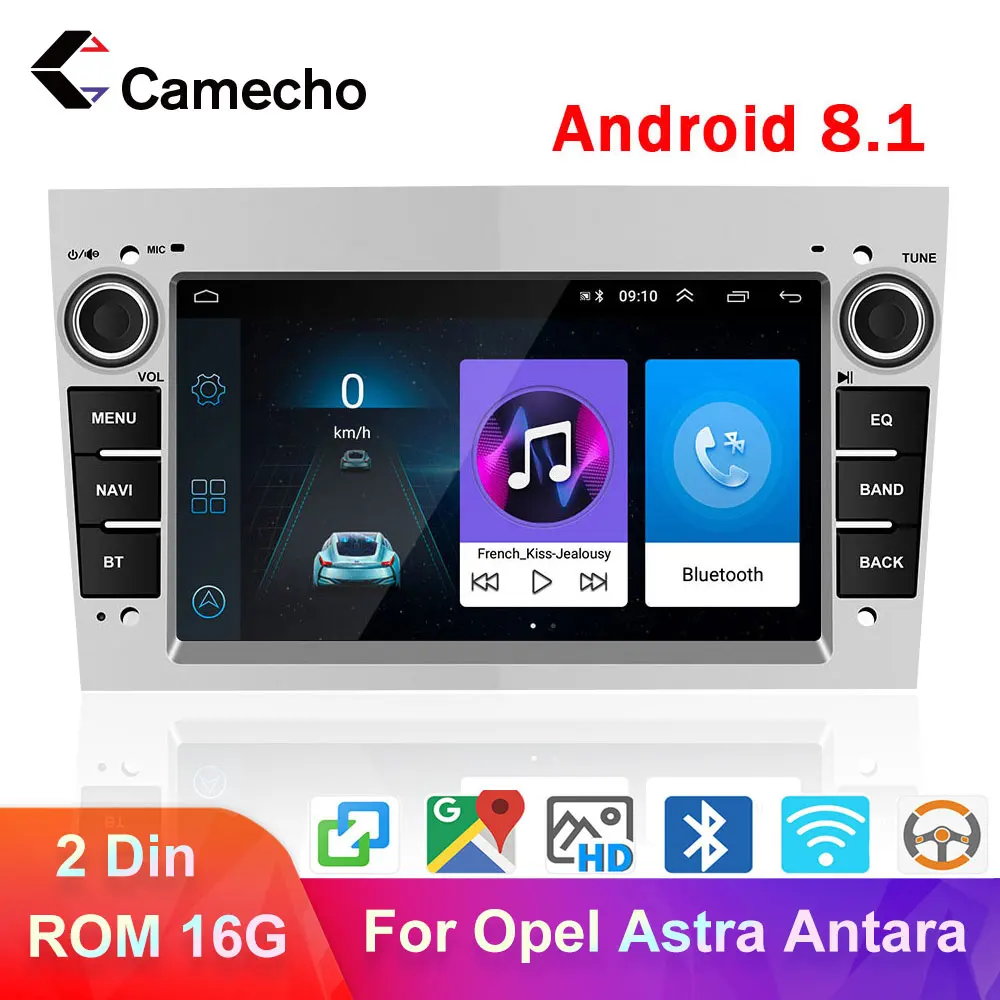 Автомагнитола Camecho 2 Din мультимедийный плеер для Astra Antara Vectra Corsa Zafira Meriva vivara Vivaro Combo
